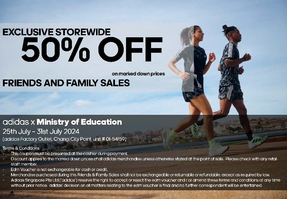 Adidas friends and family sale on sale